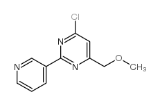 2-(3-吡啶基)-4-氯-6-甲氧甲基嘧啶