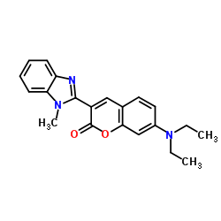 7-二乙氨基-3-(1-甲基-2-苯并咪唑基)香豆素