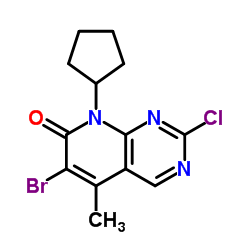 6-溴-2-氯-8-环戊基-5-甲基-吡啶并[2,3-D]嘧啶-7(8H)-酮