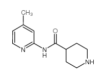 N-(4-甲基吡啶-2-基)哌啶-4-羧酰胺