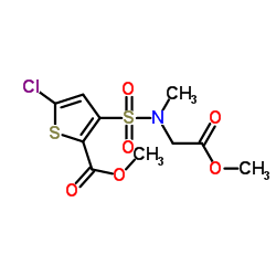 5-氯-3-(N-乙酸甲酯-N-甲基氨基磺酰基)-噻吩-2-甲酸甲酯