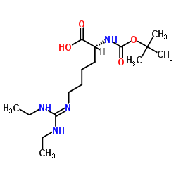 N6-[双(乙基氨基)亚甲基]-N2-[(1,1-二甲基乙氧基)羰基]-D-赖氨酸