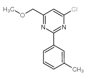 2-(3-甲基苯基)-4-氯-6-甲氧甲基嘧啶