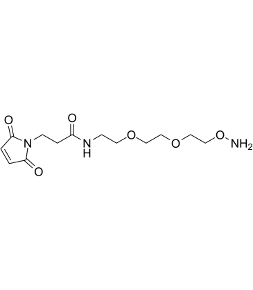 Mal-amide-PEG2-oxyamine