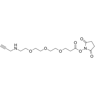 Propargyl-NH-PEG3-C2-NHS ester