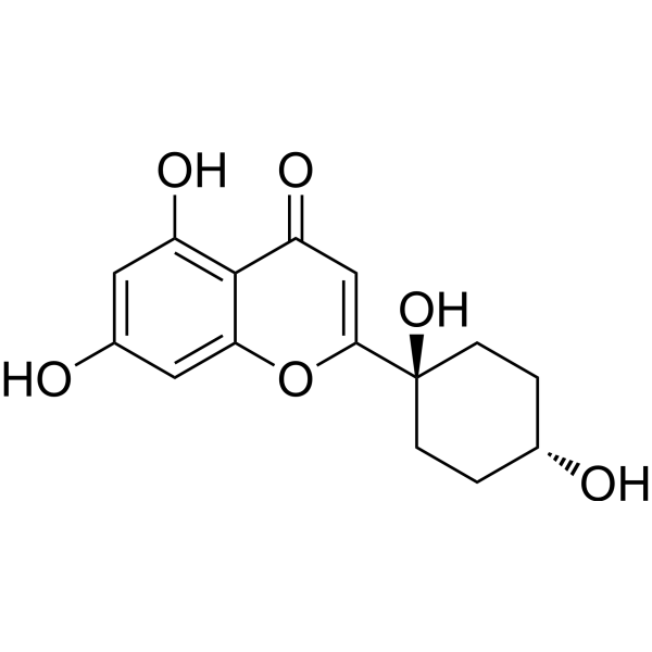 2-(反-1,4-二羟基环己烷)-5,7-二羟基-色原酮