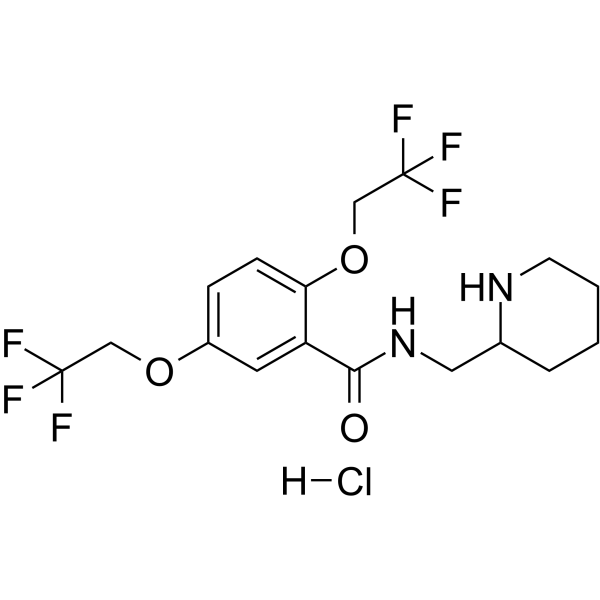 N-(哌啶-2-基甲基)-2,5-双(2,2,2-三氟乙氧基)苯甲酰胺盐酸盐