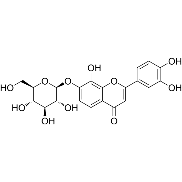 3’,4’,8-三羟基黄酮-7-O-β-D-葡萄糖苷