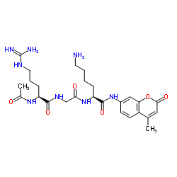 Ac-Arg-Gly-Lys-AMC trifluoroacetate salt