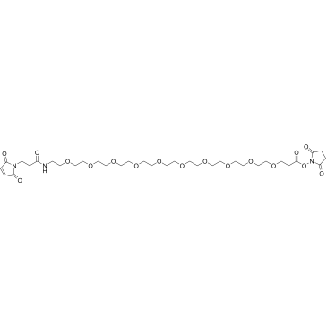 Mal-amido-PEG10-C2-​NHS ester