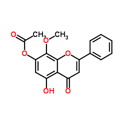 5-羟基-7-乙酰氧基-8-甲氧基黄酮