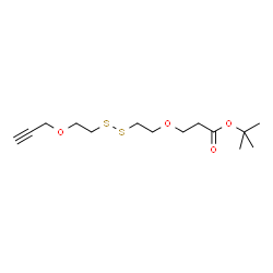 Propargyl-PEG1-SS-PEG1-C2-Boc