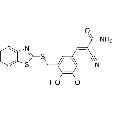 酪氨酸磷酸化抑制剂 AG 825