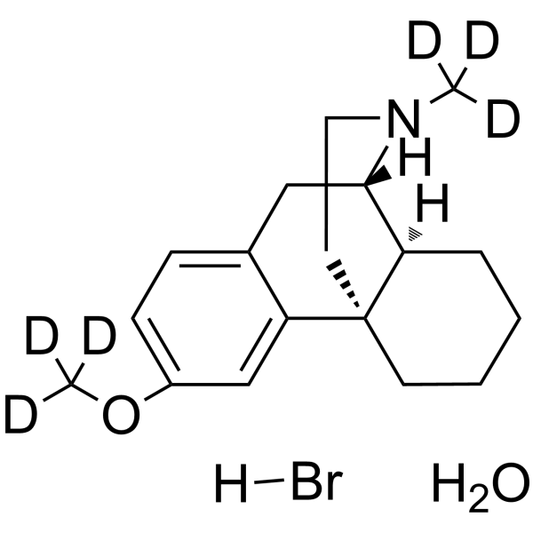 Deudextromethorphan hydrobromide hydrate