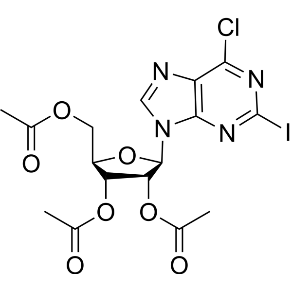 2',3',5'-三-O-乙酰-6-氯-2-碘嘌呤核苷