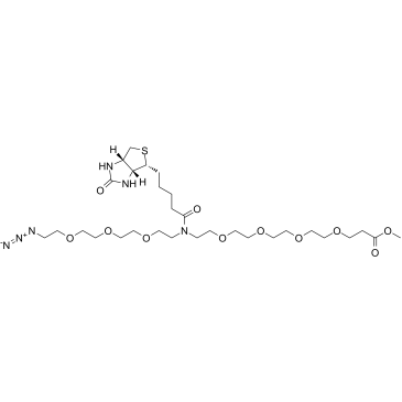 N-(Azido-PEG3)-N-Biotin-PEG4-methyl ester