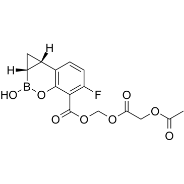 QPX7728 bis-acetoxy methyl ester