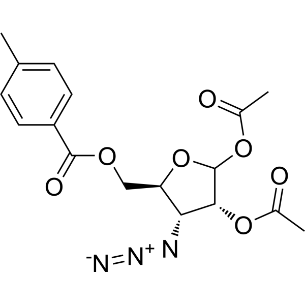 1,2-二-o-乙酰基-3-叠氮基-3-脱氧-5-o-甲苯酰-d-呋喃核糖