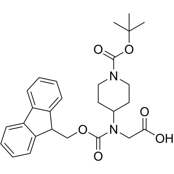 Fmoc-N-(1-Boc-4-哌啶基)甘氨酸