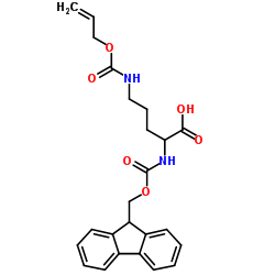 N2-芴甲氧羰基-N5-烯丙氧基羰基-L-鸟氨酸