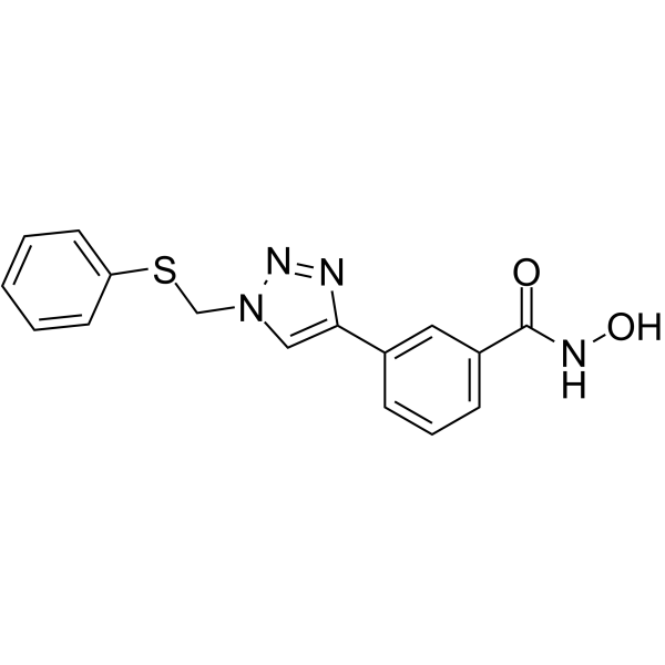 N-羟基-3-[1-(苯基硫代)甲基-1H-1,2,3-三氮唑-4-基]苯甲酰胺