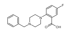 2-(4-苄基哌嗪-1-基)-5-氟苯甲酸