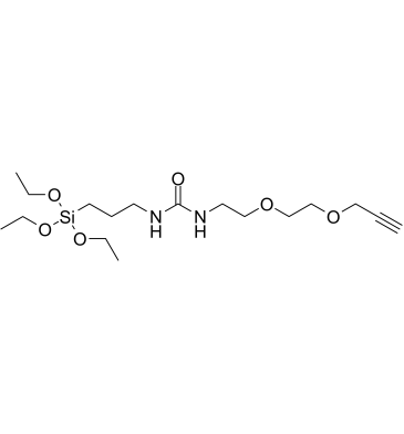 Propargyl-PEG2-urea-C3-triethoxysilane