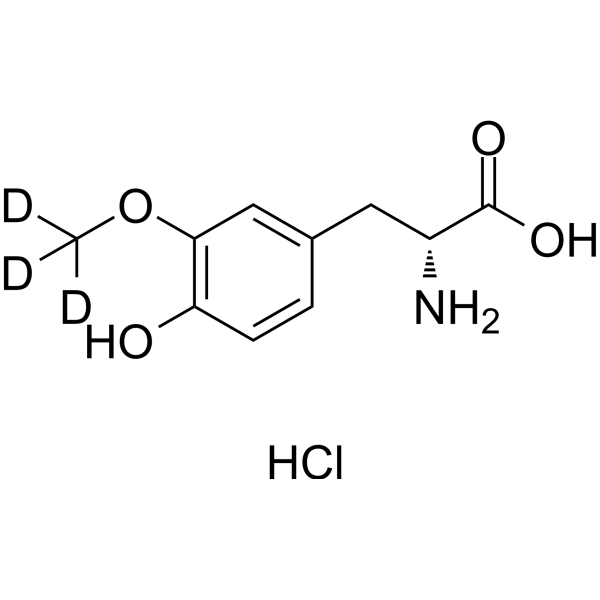 (R)-3-O-Methyldopa-d3 hydrochloride