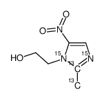 甲硝唑-13C2,15N2