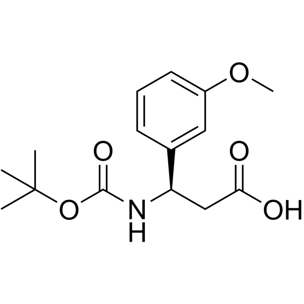 (R)-3-(Boc-氨)-3-(3-甲氧苯基)丙酸