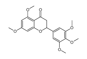 3',4',5',5,7-五甲氧基二氢黄酮