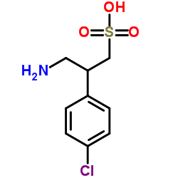 β-(氨基甲基)-4 氯代苯乙烷磺酸