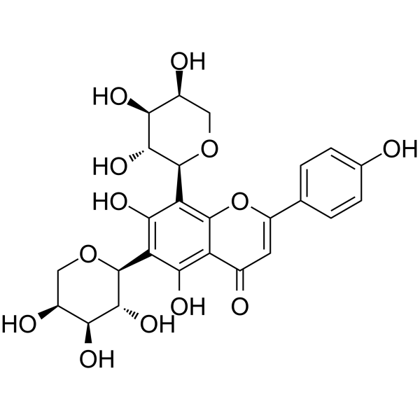 芹菜素-6,8-二-C-α-L-吡喃阿拉伯糖苷