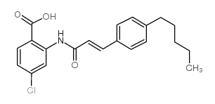 2-(对戊基桂皮酰基)胺-4-氯代苯甲酸