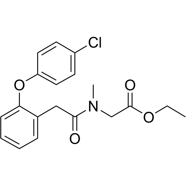 N-(2-(2-(4-氯苯氧基)苯基)乙酰基)-N-甲基甘氨酸甲酯