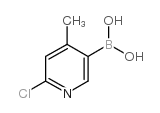 2-氯-4-甲基吡啶-5-硼酸