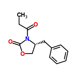 |R|-(-)-4-苄基-3-丙酰-2-恶唑烷酮(图1)