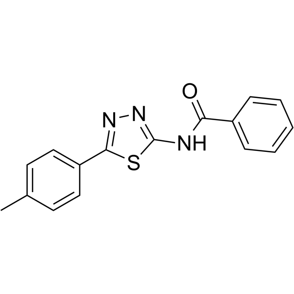 N-(5-(对甲苯基)-1,3,4-噻二唑-2-基)苯甲酰胺