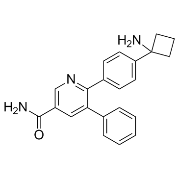 6-[4-(1-氨基环丁基)苯基]-5-苯基-3-吡啶甲酰胺