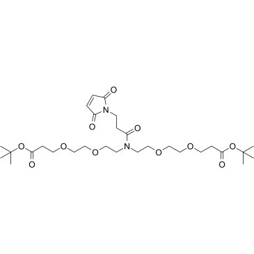 N-Mal-N-bis(PEG2-C2-Boc)