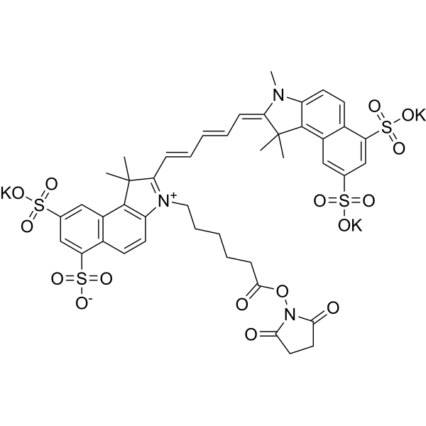 Sulfo-Cyanine5.5 NHS ester tripotassium