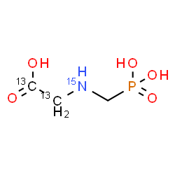 草甘膦1,2-13C2 15N