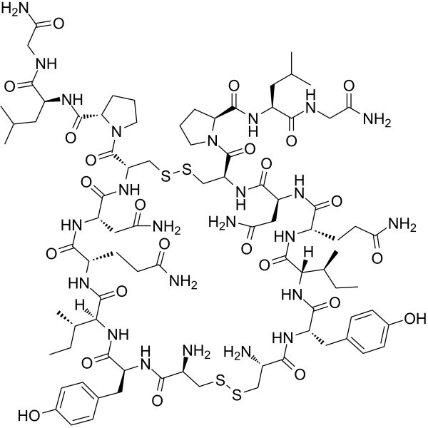 Oxytocin parallel dimer