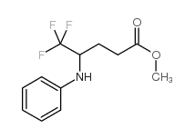 DL-5,5,5-三氟-4-(苯胺基)戊酸甲酯