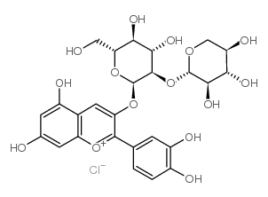 氯化花青素-3-桑布双糖苷