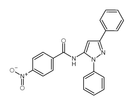 N-(1,3-二苯基-1H-吡唑-5-基)-4-硝基苯甲酰胺