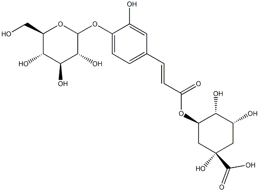 5-O-[4'-O-(β-D-吡喃葡萄糖基)咖啡酰基]奎宁酸