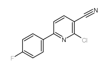 2-氯-6-(4-氟苯基)烟酸腈