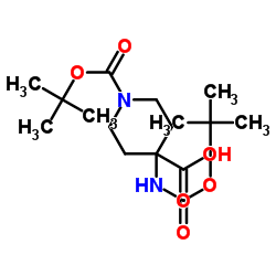 1-Boc-4-(Boc-氨基)哌啶-4-甲酸