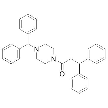 1-【4-(二苯甲基)-1-哌嗪基】-3,3-二苯基-1-丙酮